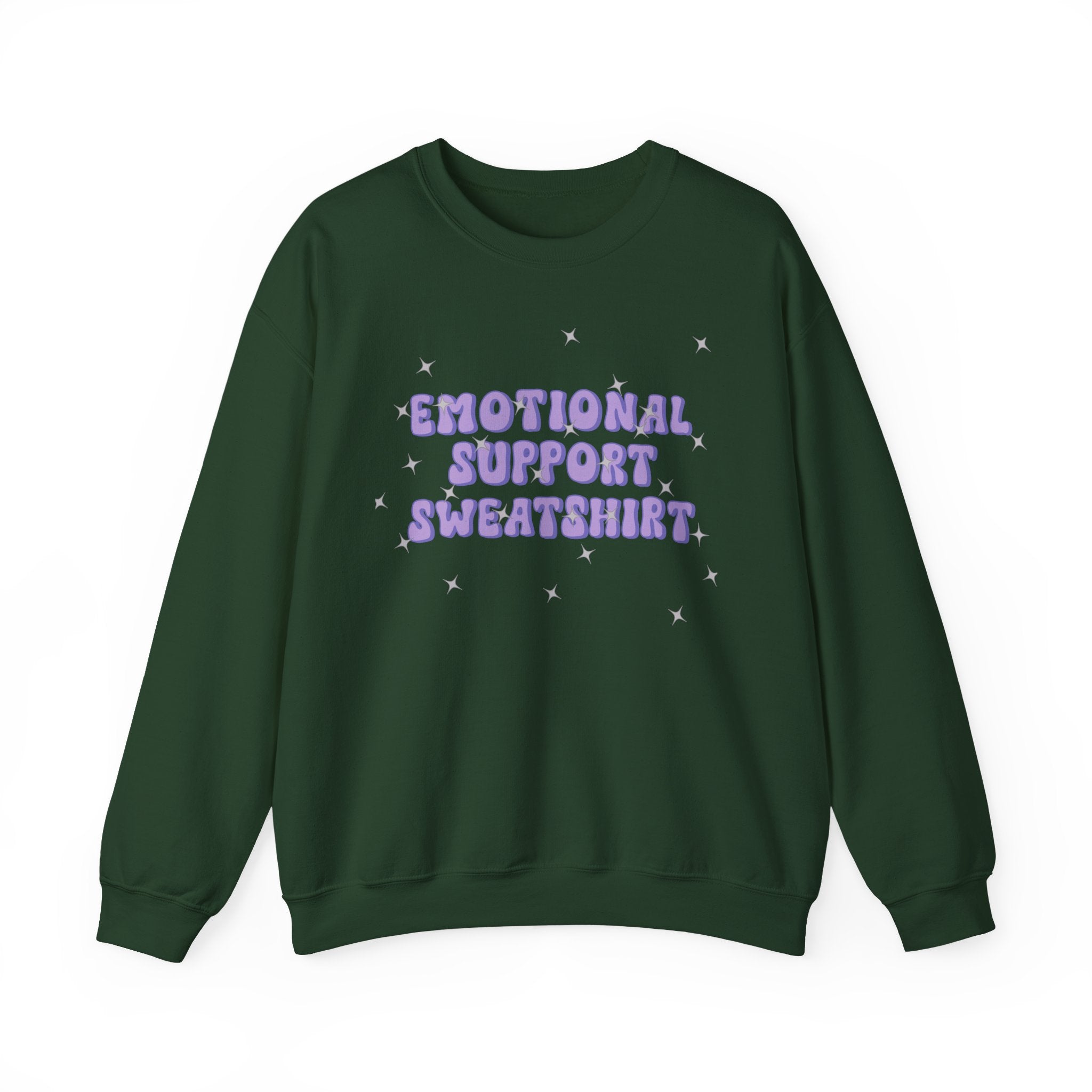 Emotional Support Sweatshirt | Cozy Crewneck Pullover for Comfort & Self-Care
