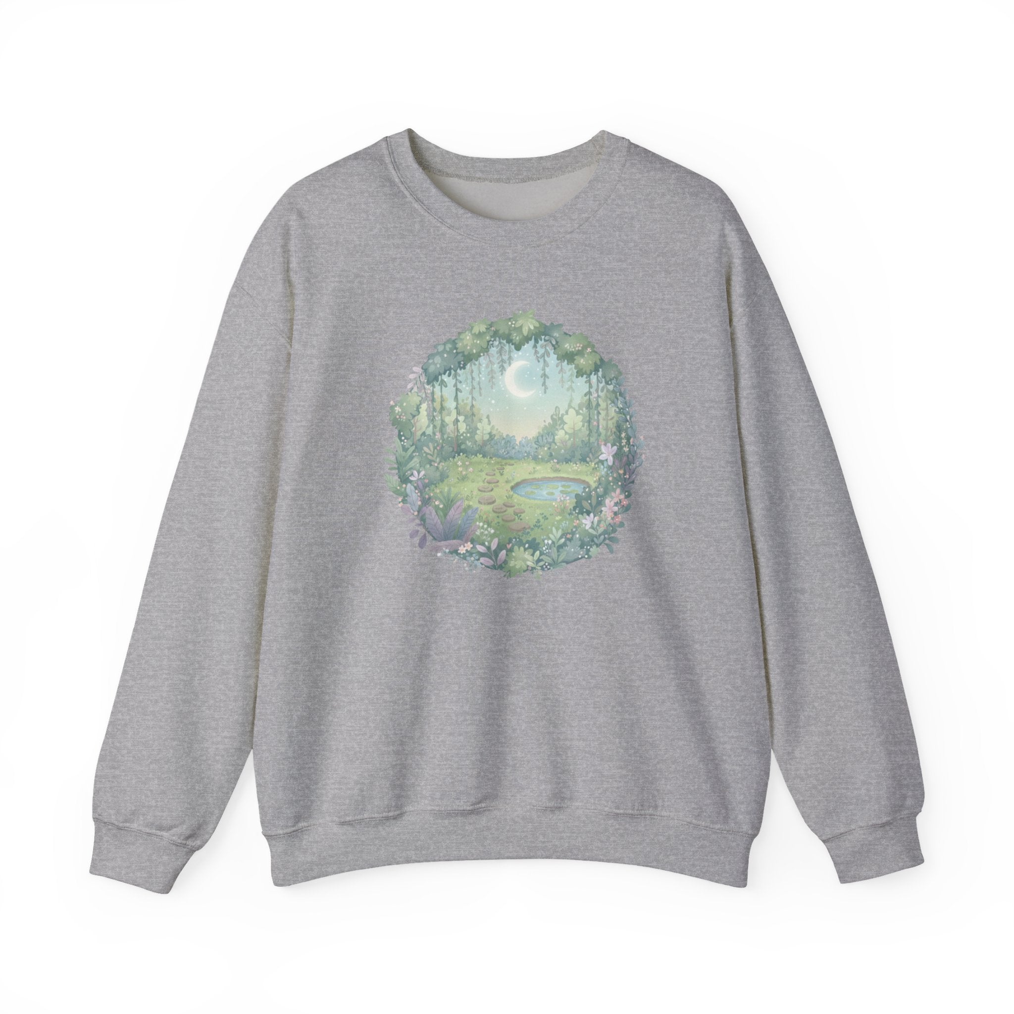 Moonlit Pond Crewneck Sweatshirt