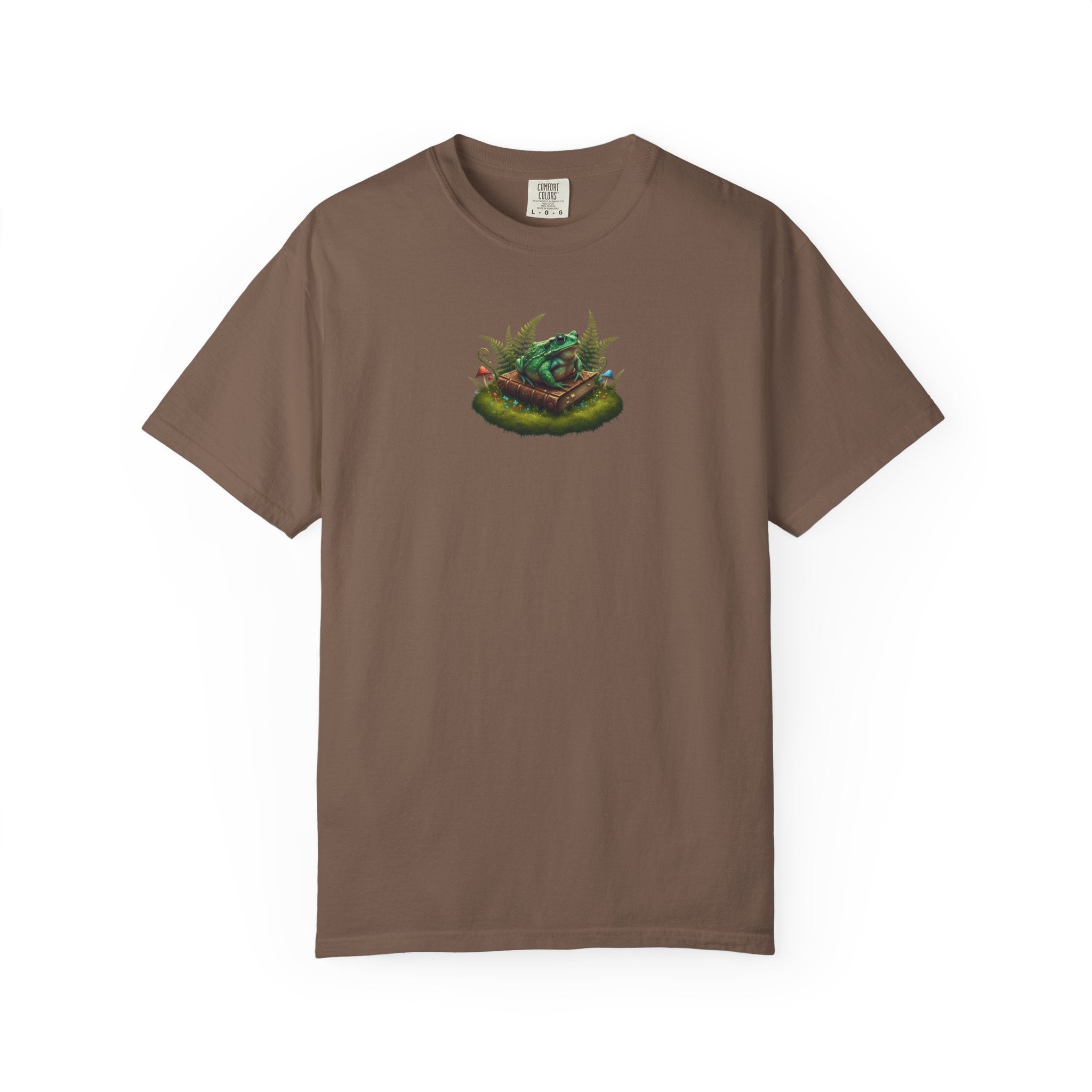 Mr. Toad's Book T-Shirt | Charming Toad Sitting on a Book