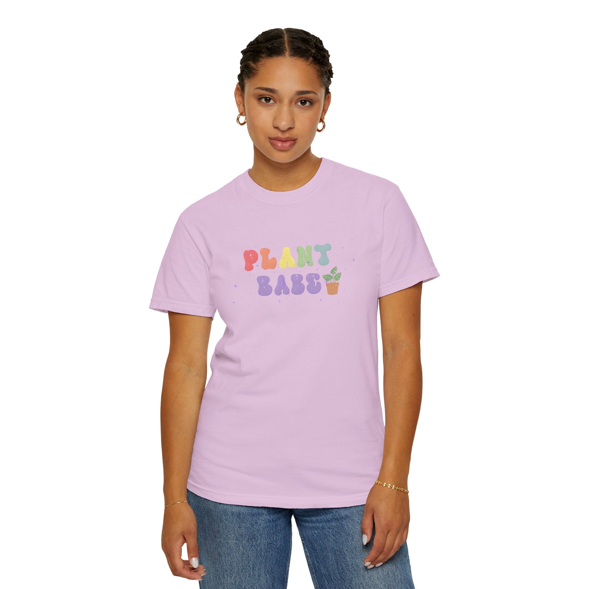 Plant Babe T-Shirt | Retro Pastel Plant Lover Tee