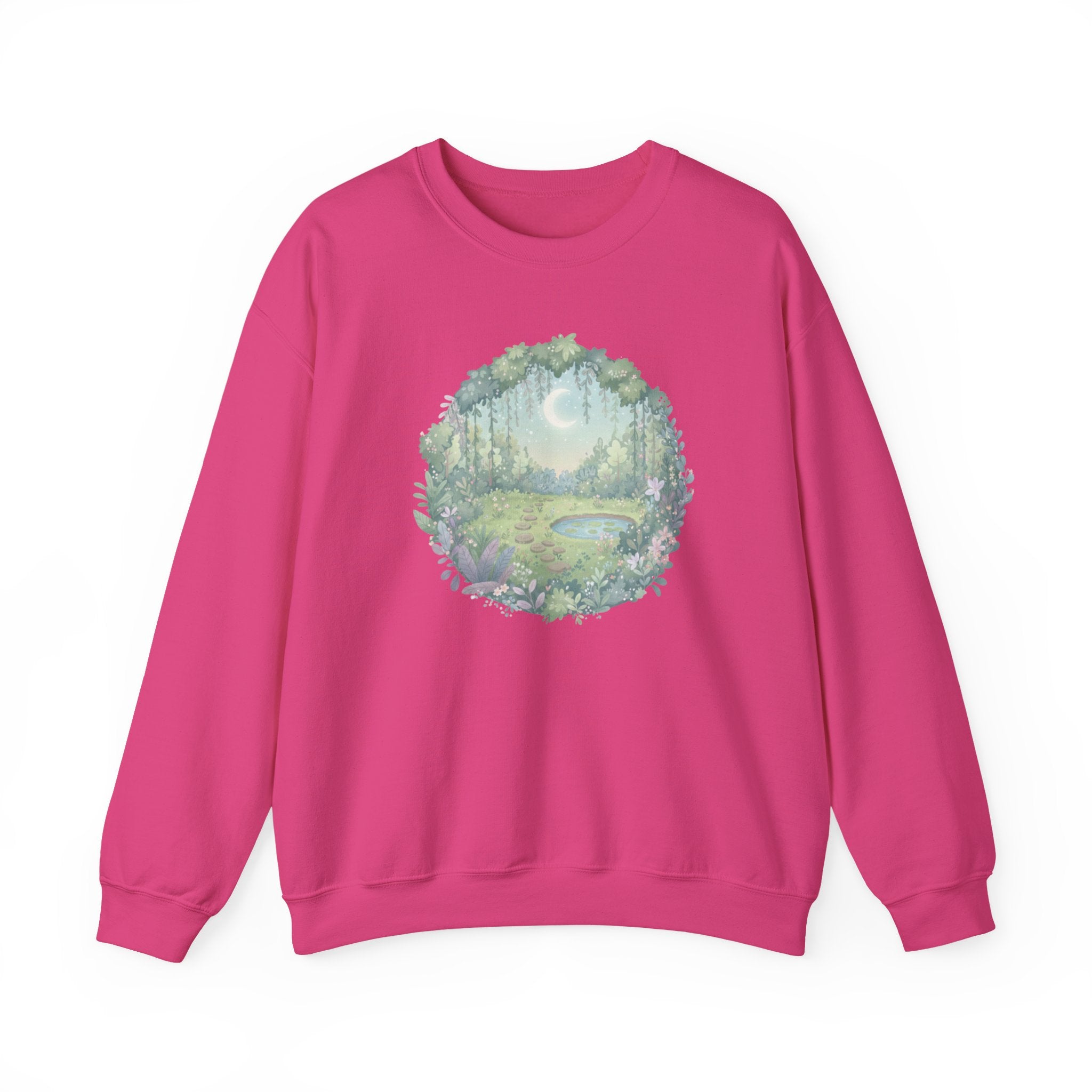 Moonlit Pond Crewneck Sweatshirt