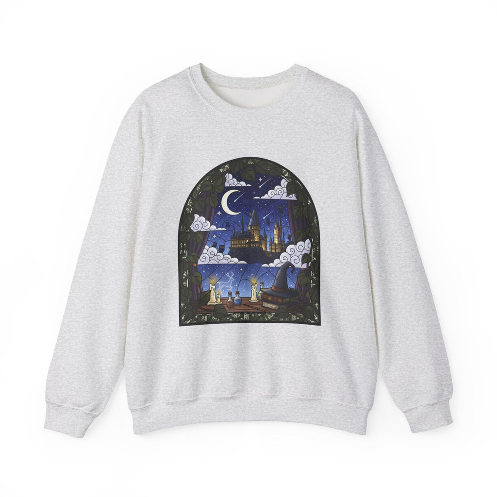 Magical Night Castle Crewneck Sweatshirt
