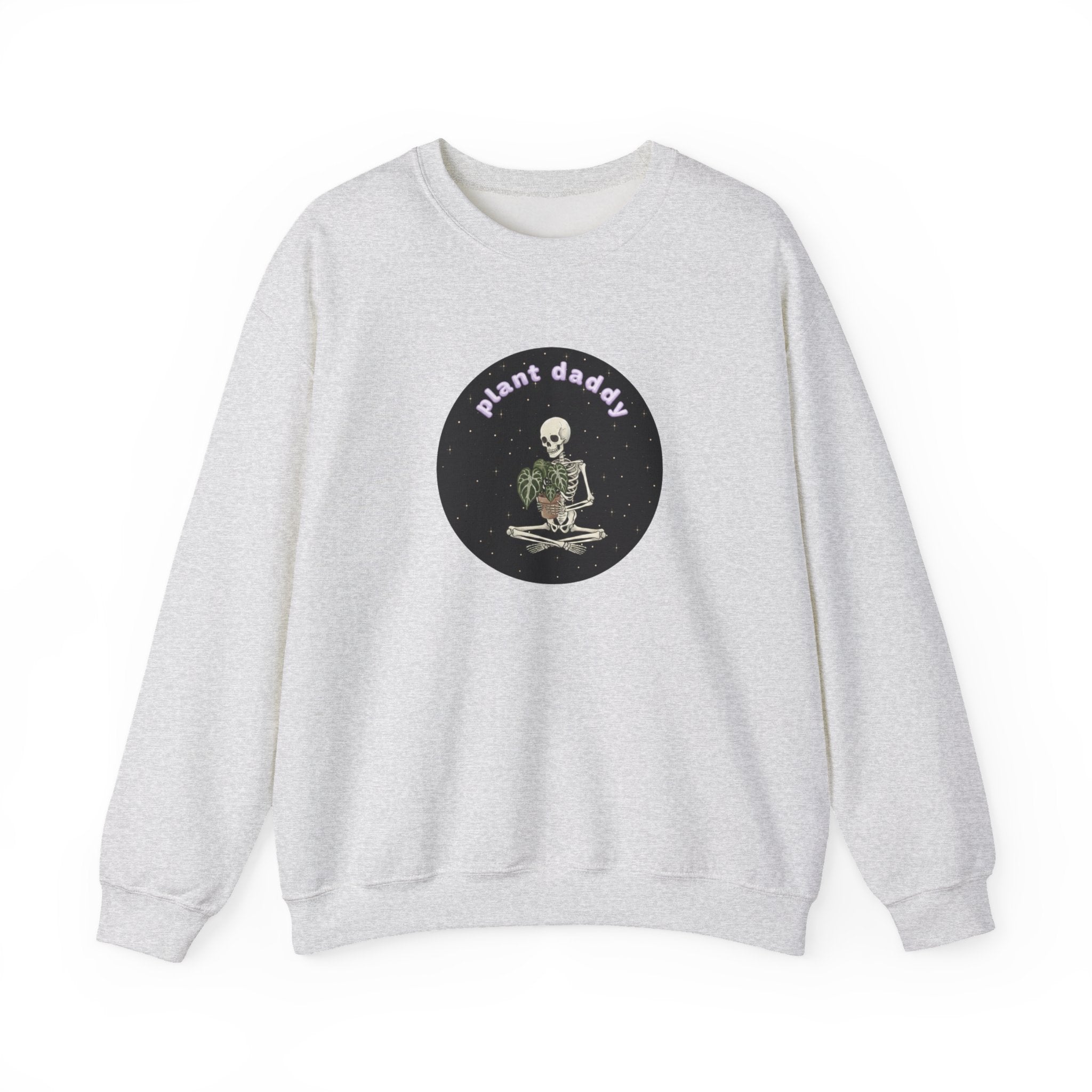 Plant Daddy Crewneck Sweatshirt | Retro Skeleton Plant Pullover