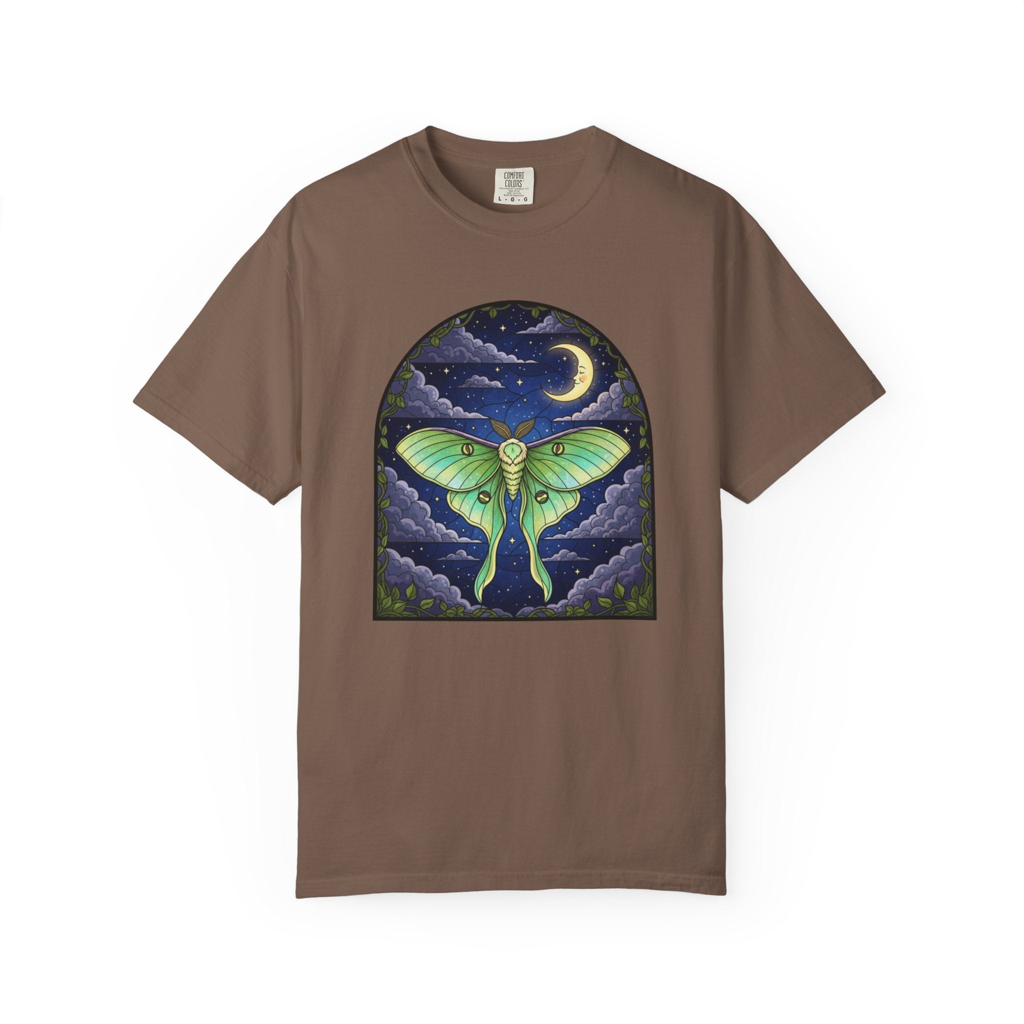 Luna Moth Stained Glass T-Shirt