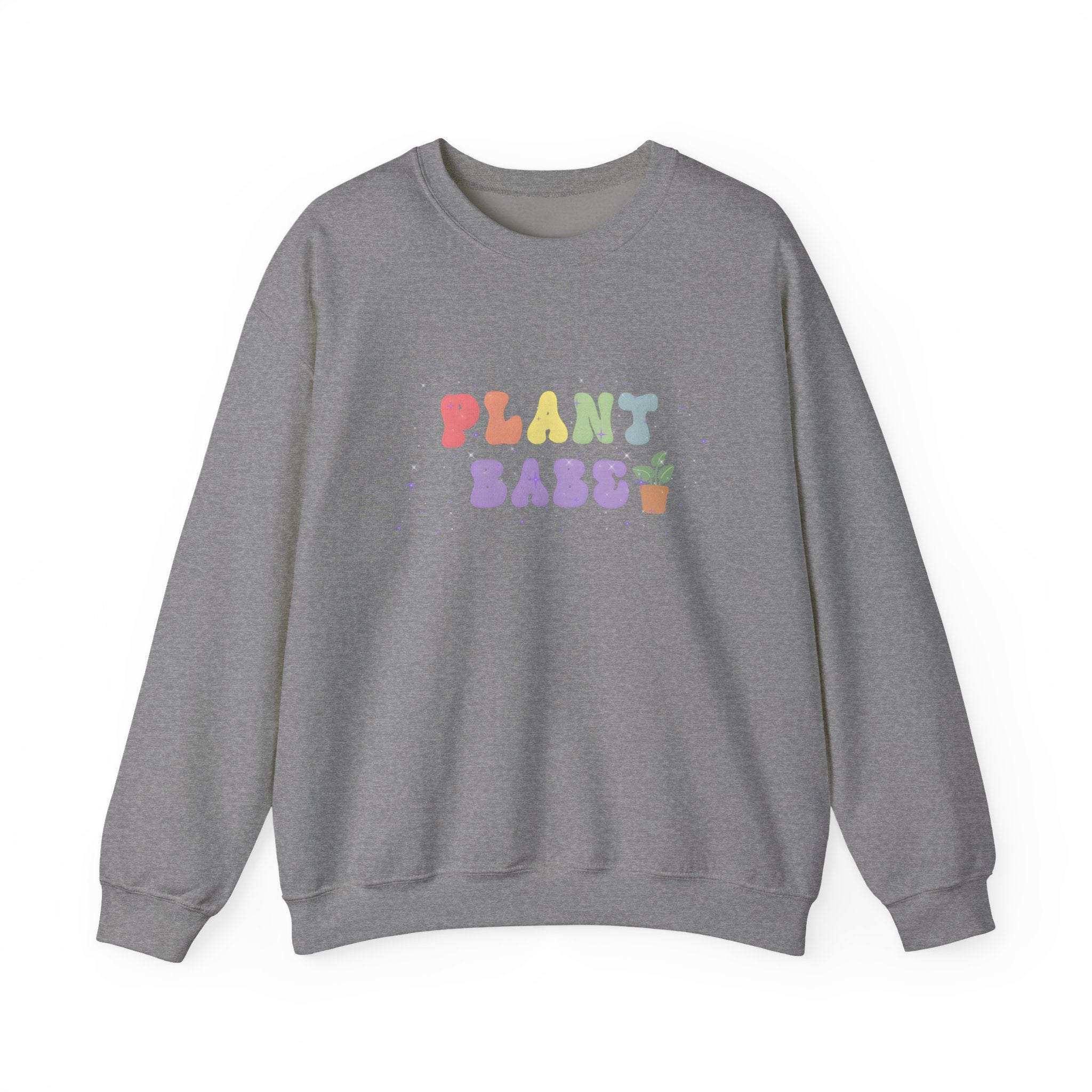 Plant Babe Crewneck Sweatshirt | Cute Pastel Plant Lover Pullover