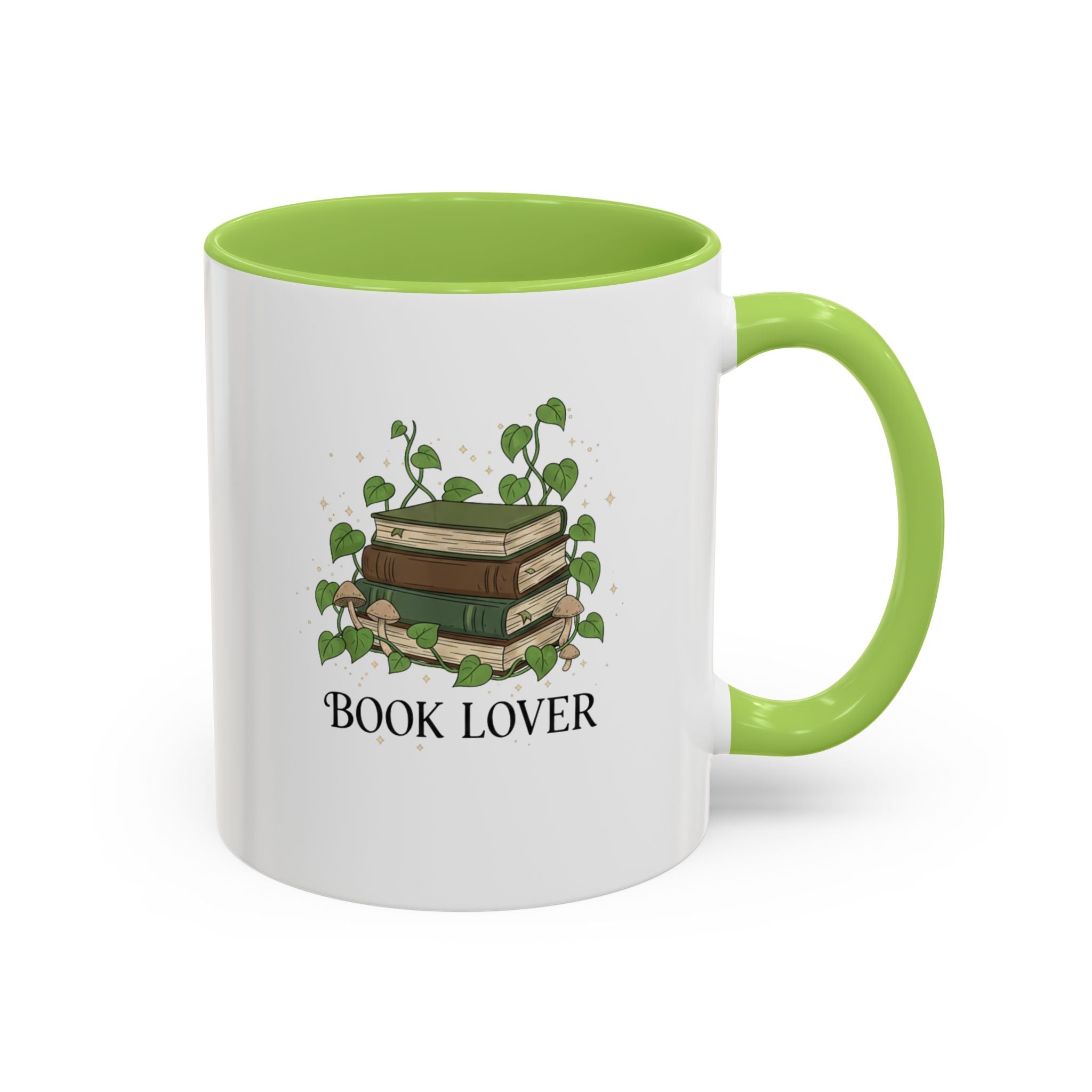 Book Lover Coffee Mug | Cozy Stack of Books (11/15oz)