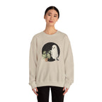 Ghost Plant Crewneck Sweatshirt | Ghost Watering Monstera Thai Con Pullover