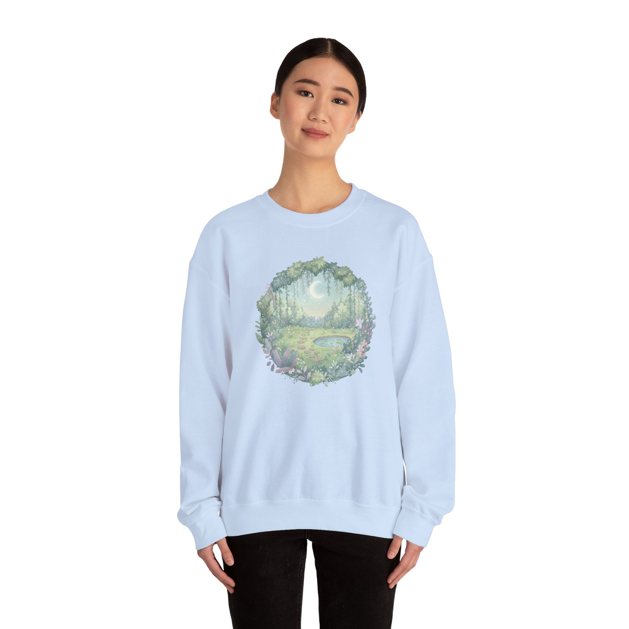 Moonlit Pond Crewneck Sweatshirt