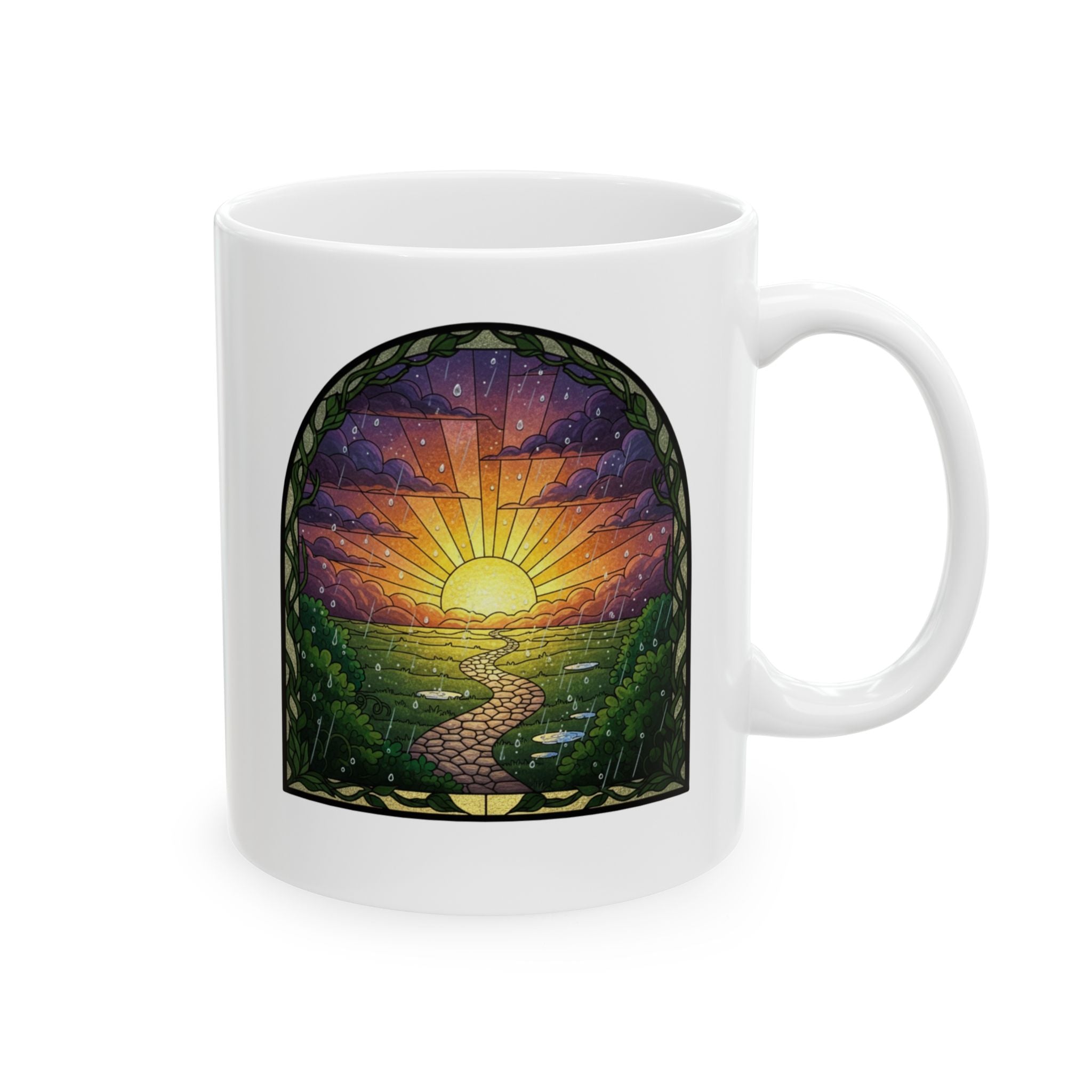 Rainy Sunset Mug Coffee Cup (11oz/15oz)