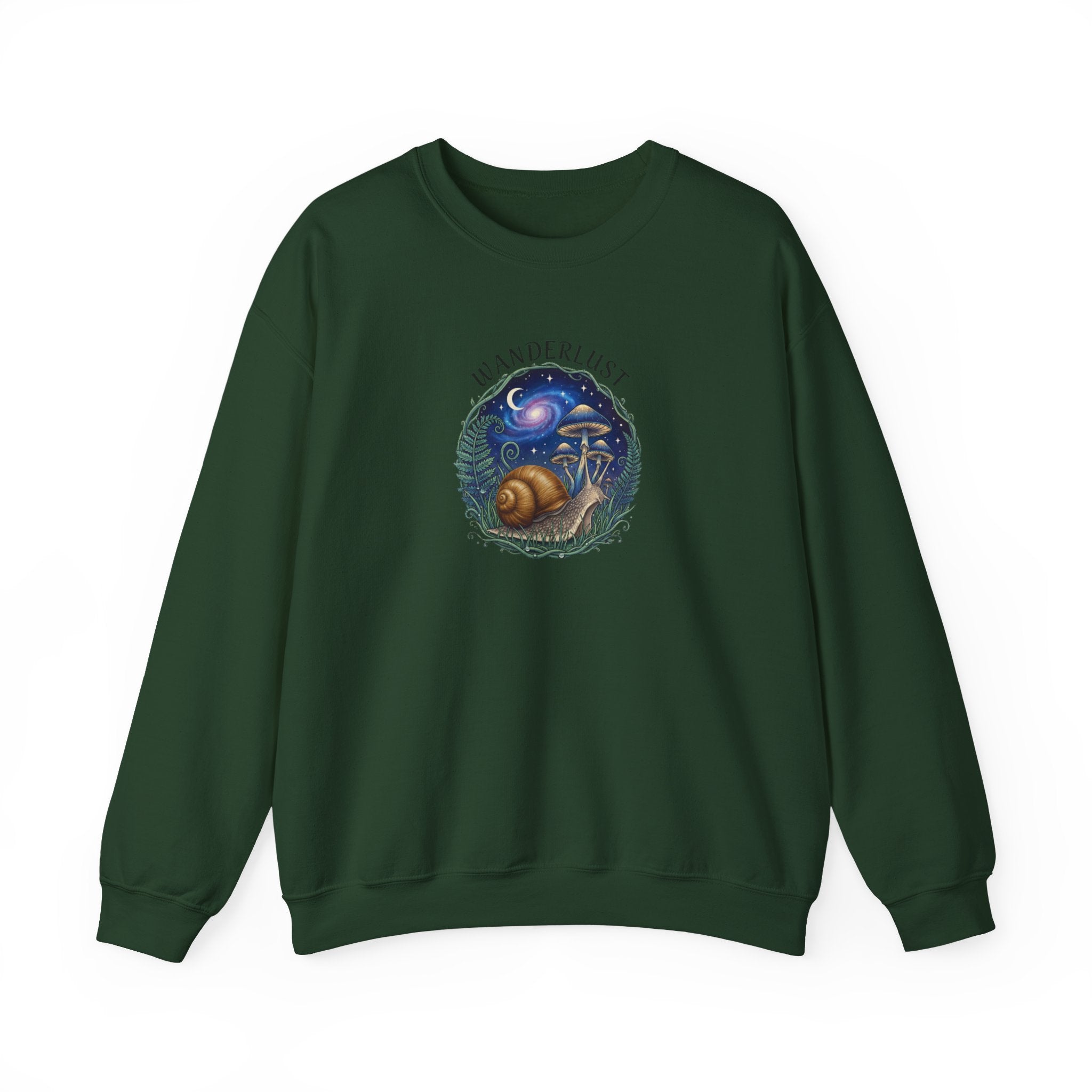 Snail Wanderlust Crewneck Sweatshirt | Cozy Pullover