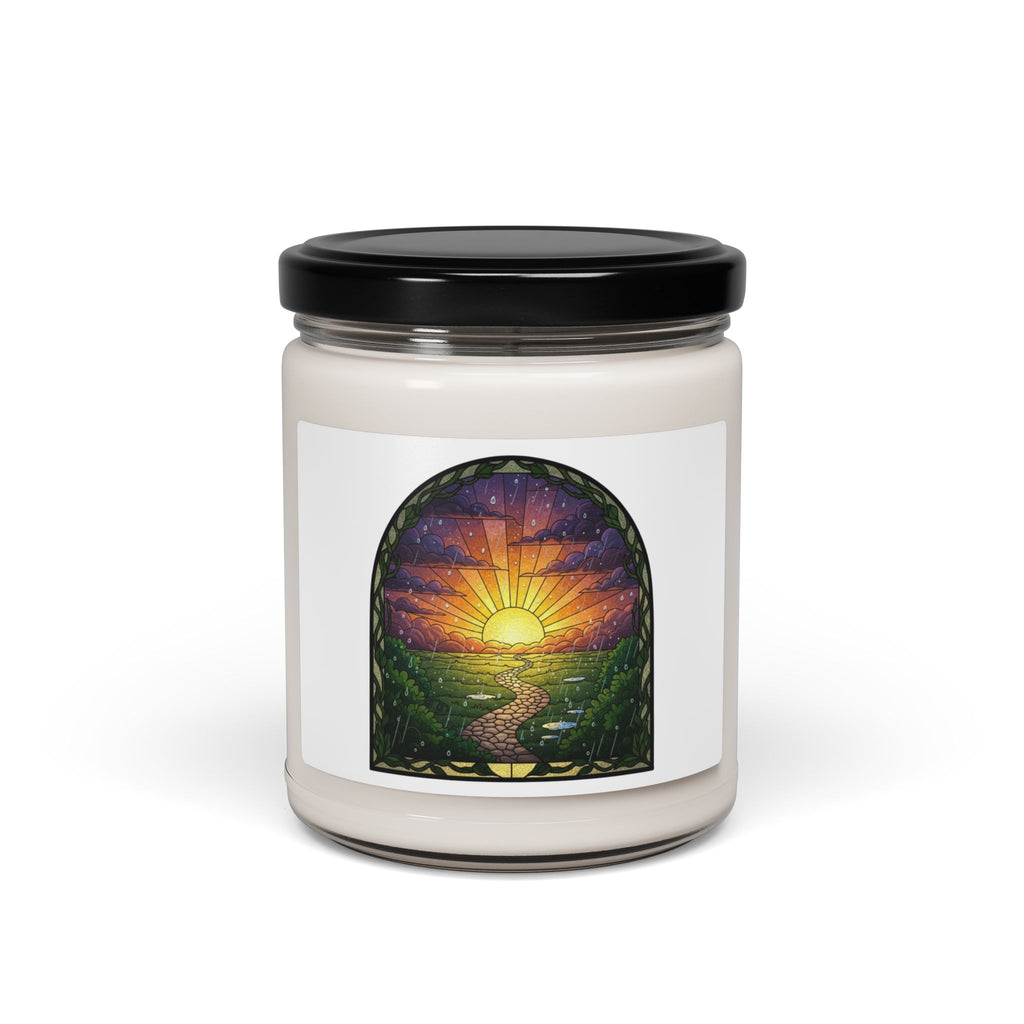 Rainy Sunset Scented Soy Candle | 9oz Aromatherapy Candle