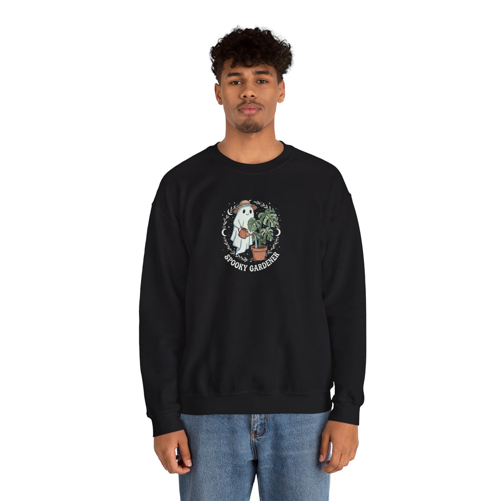 Spooky Gardener Sweatshirt | Ghost Plant Lover Crewneck