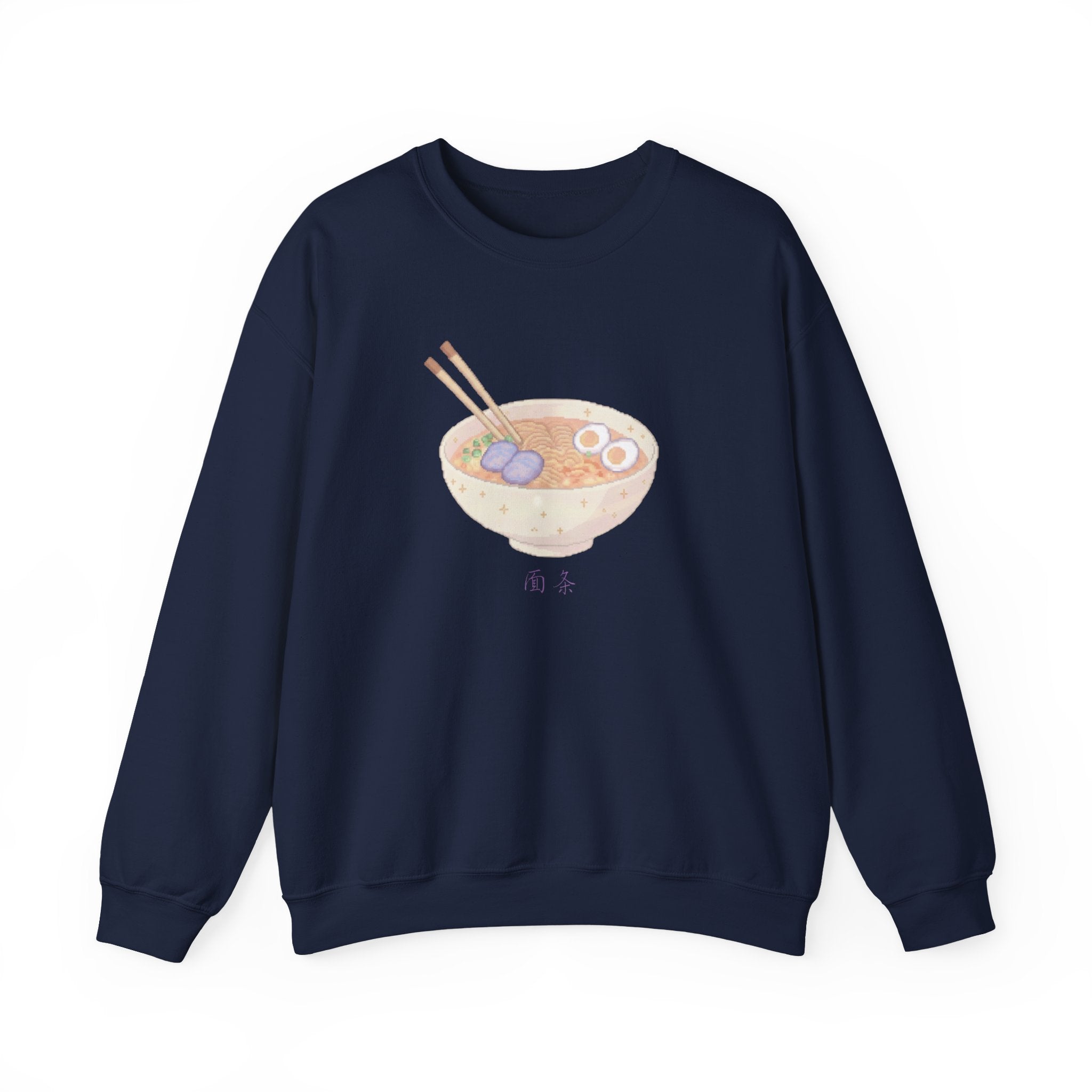 Pixelated Ramen Bowl Crewneck Sweatshirt