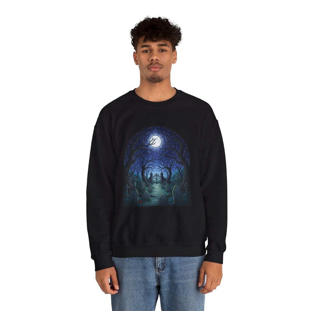 Moonlit Graveyard Crewneck Sweatshirt