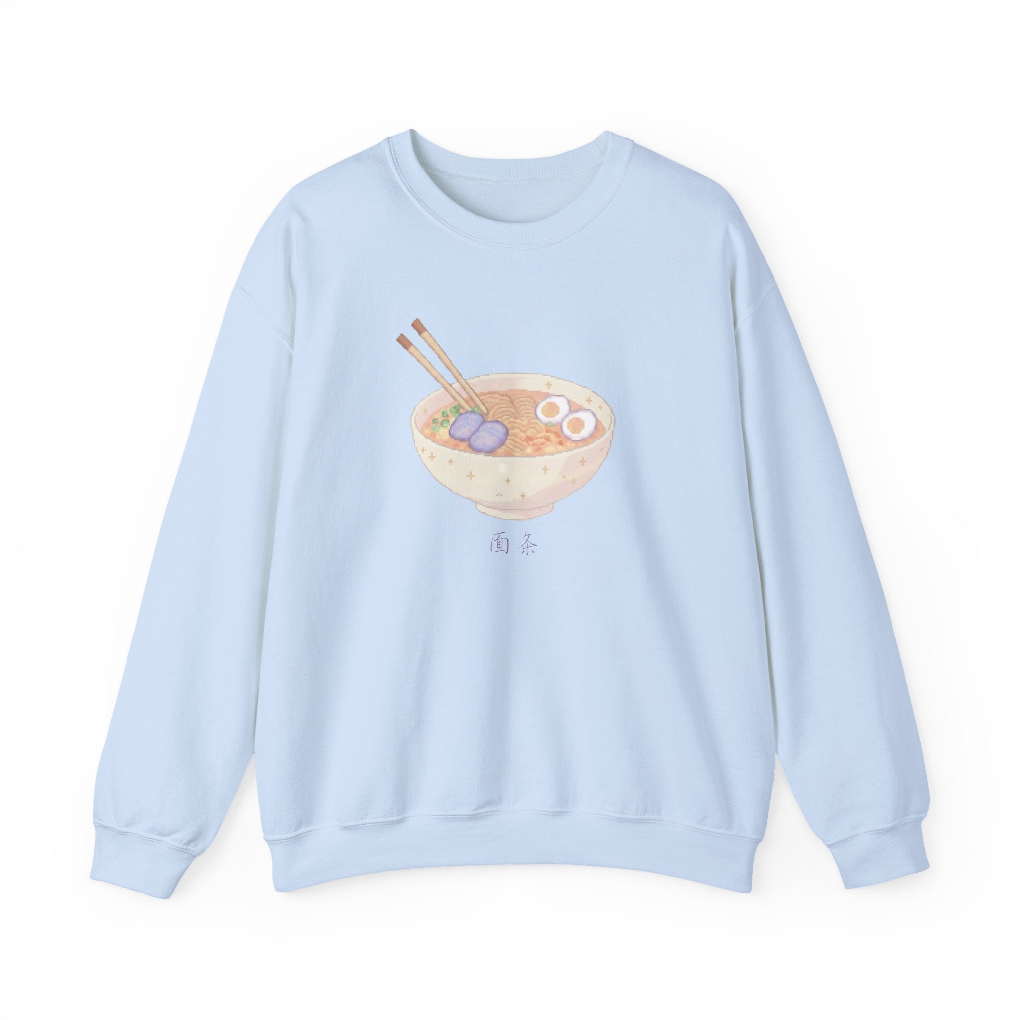 Pixelated Ramen Bowl Crewneck Sweatshirt