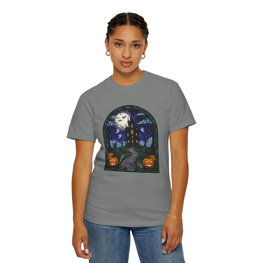 Halloween Haunted House T-Shirt | Spooky Night Tee