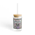 Retro "Aliens Don't Believe in You Either" | 16oz Eco Bamboo Lid Tumbler with Plastic Straw