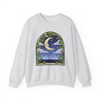 Celestial Stained Glass Window Crewneck Sweatshirt