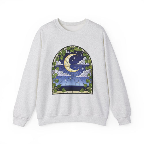 Celestial Stained Glass Window Crewneck Sweatshirt