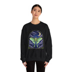 Luna Moth Stained Glass Crewneck Sweatshirt