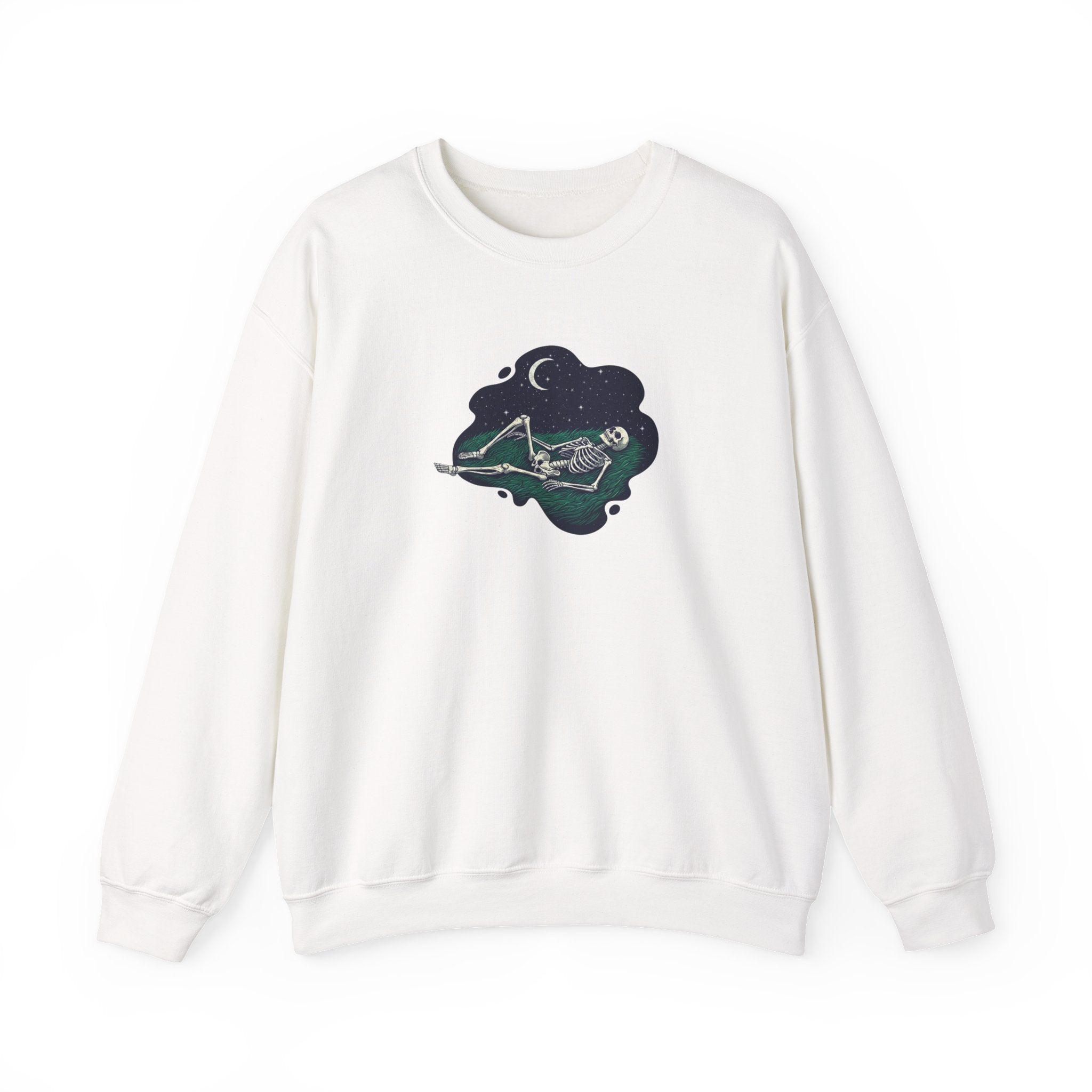 Stargazing Skeleton Crewneck Sweatshirt