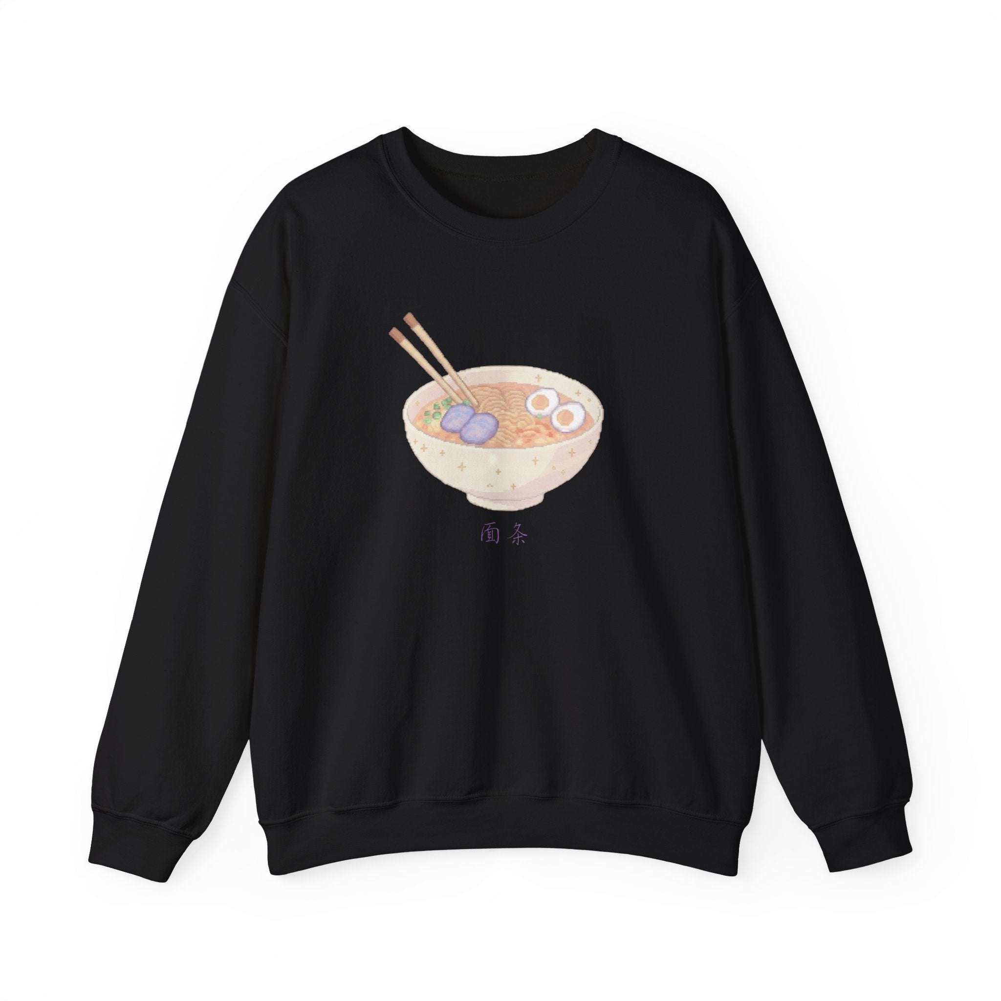 Pixelated Ramen Bowl Crewneck Sweatshirt