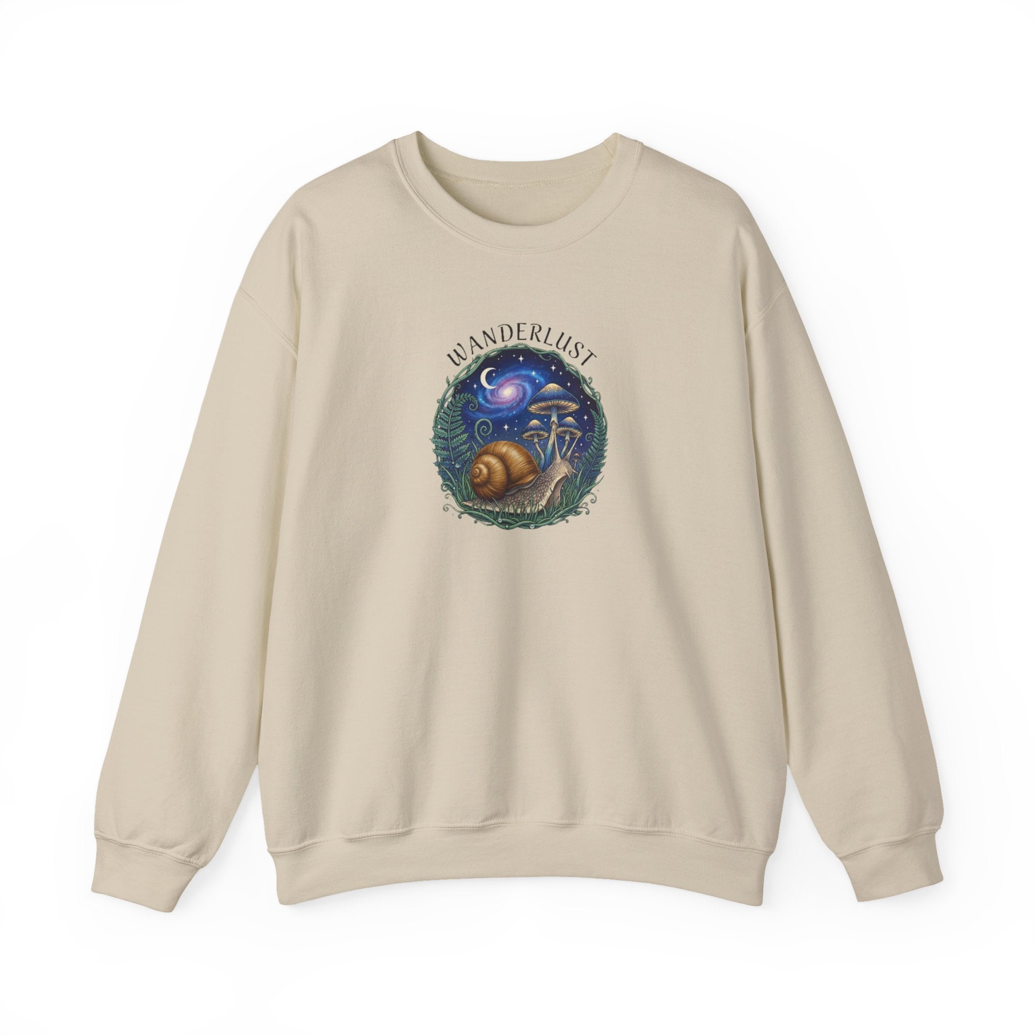 Snail Wanderlust Crewneck Sweatshirt | Cozy Pullover