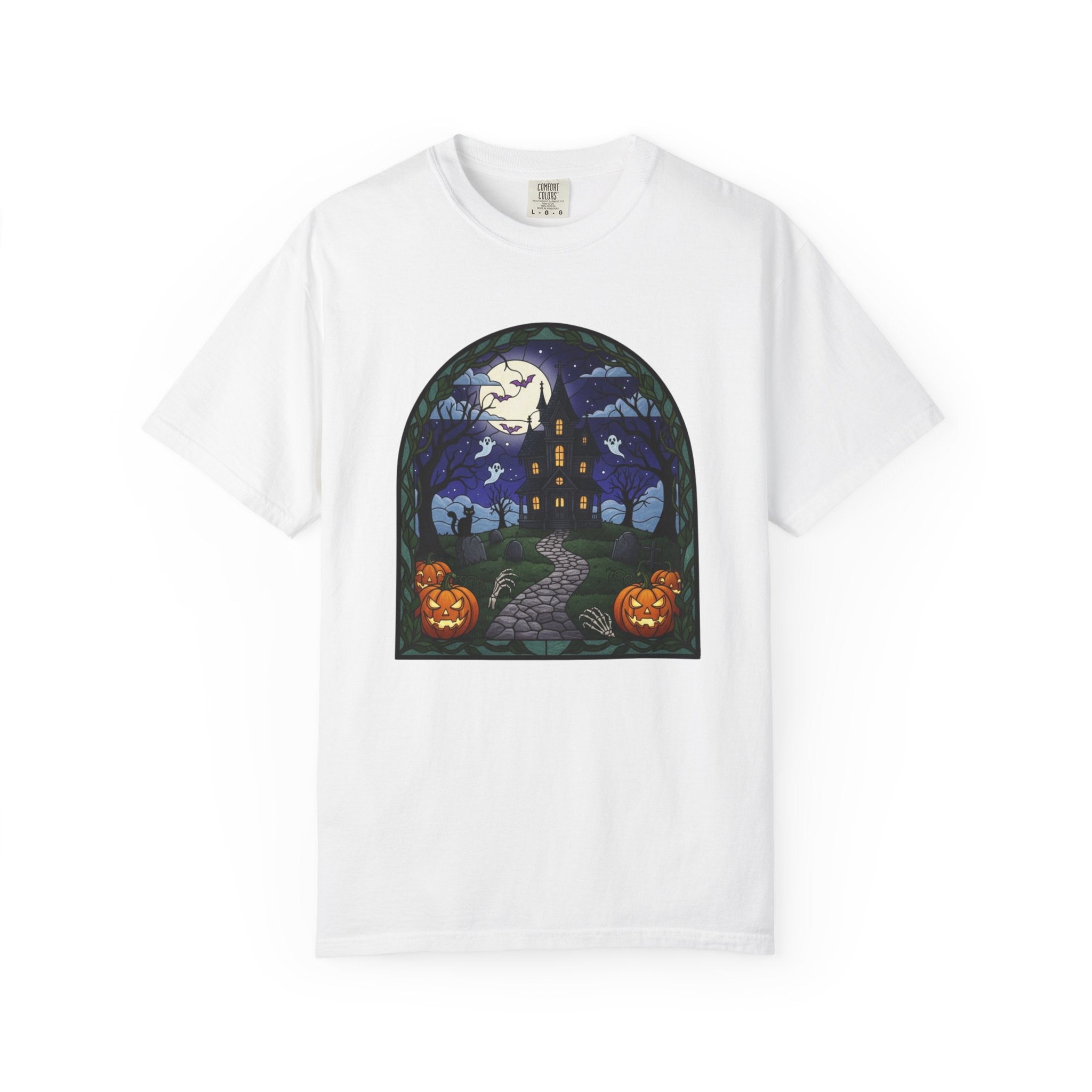 Halloween Haunted House T-Shirt | Spooky Night Tee