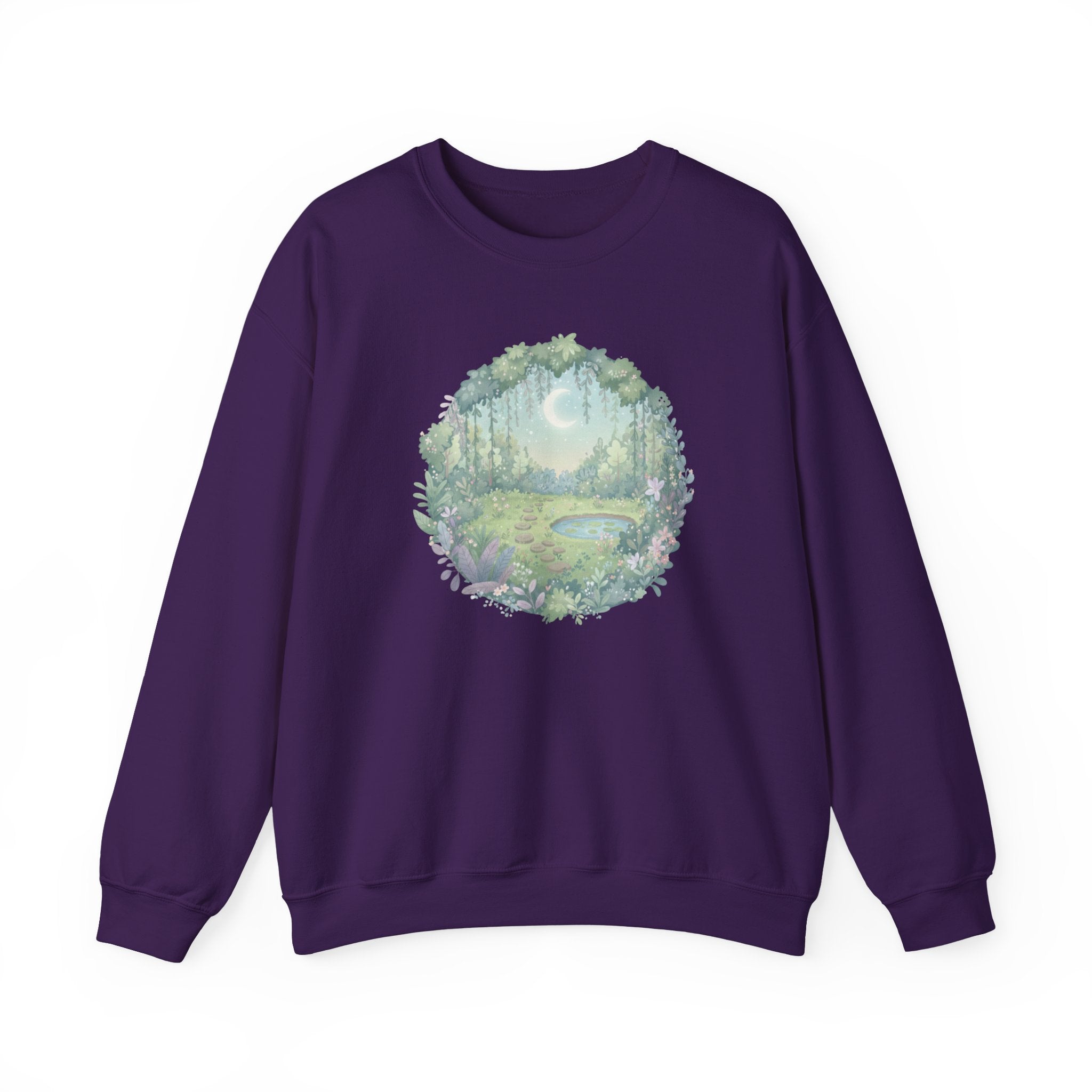 Moonlit Pond Crewneck Sweatshirt
