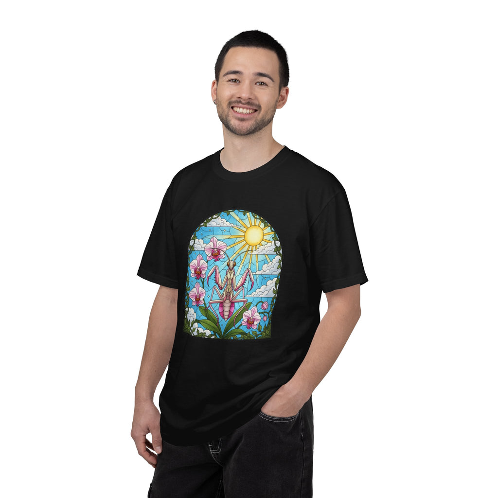 Stained Glass Orchid Mantis T-Shirt