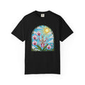 Stained Glass Orchid Mantis T-Shirt