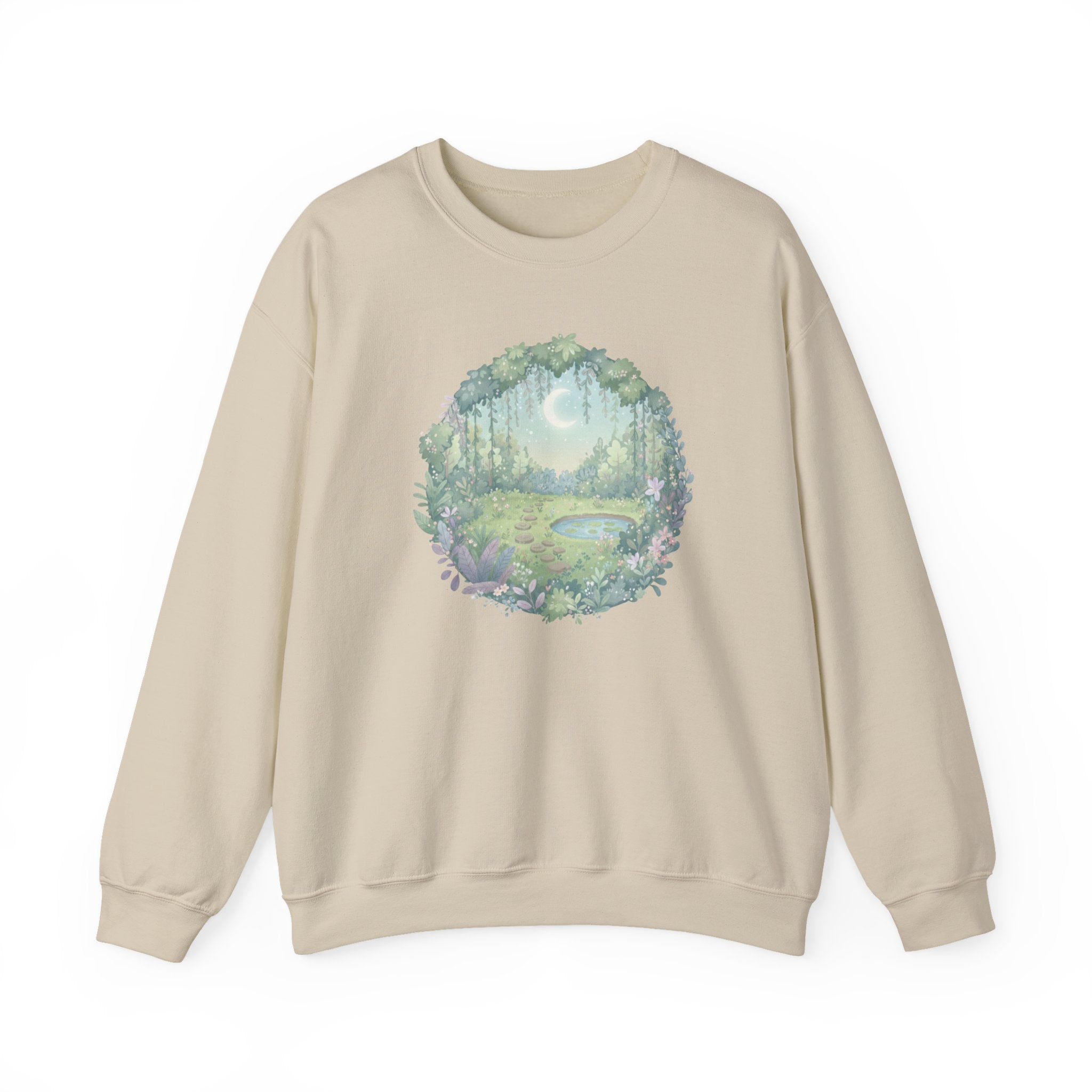 Moonlit Pond Crewneck Sweatshirt