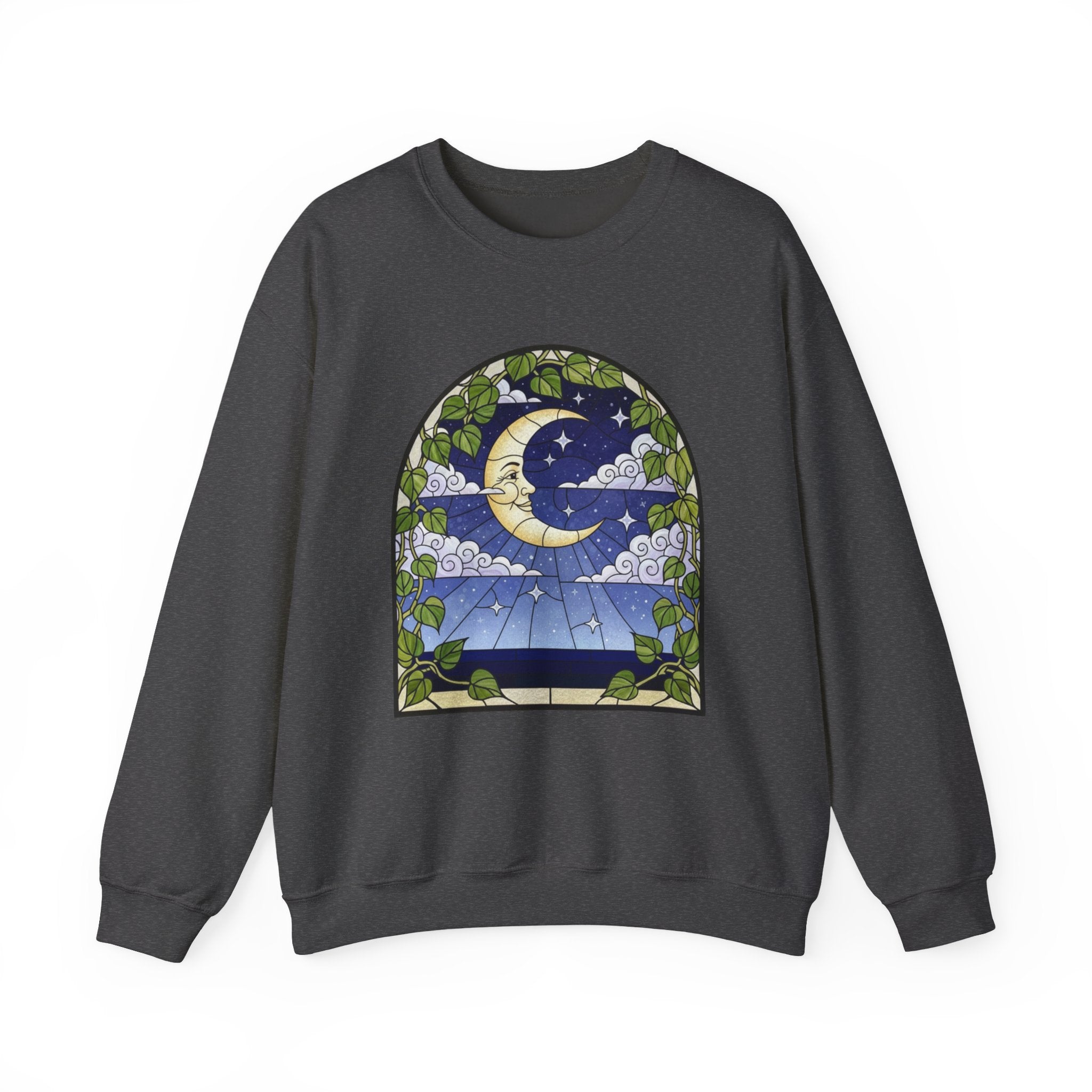 Celestial Stained Glass Window Crewneck Sweatshirt