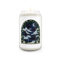 Moonlit Stained Glass Bats & Pothos Scented Soy Candle 13.75oz