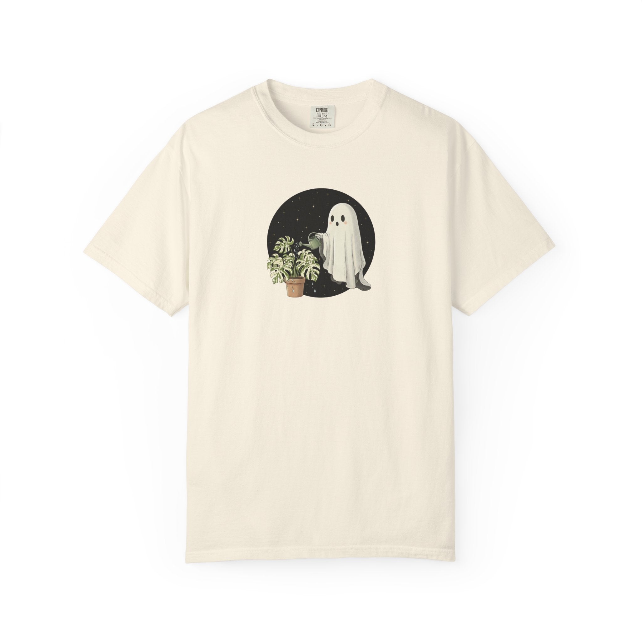 Ghost Plant T-Shirt  | Ghost Watering Monstera Tee