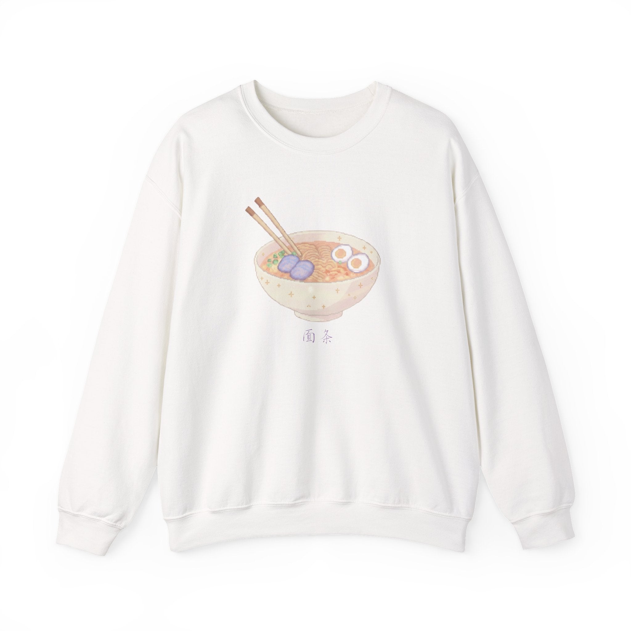 Pixelated Ramen Bowl Crewneck Sweatshirt