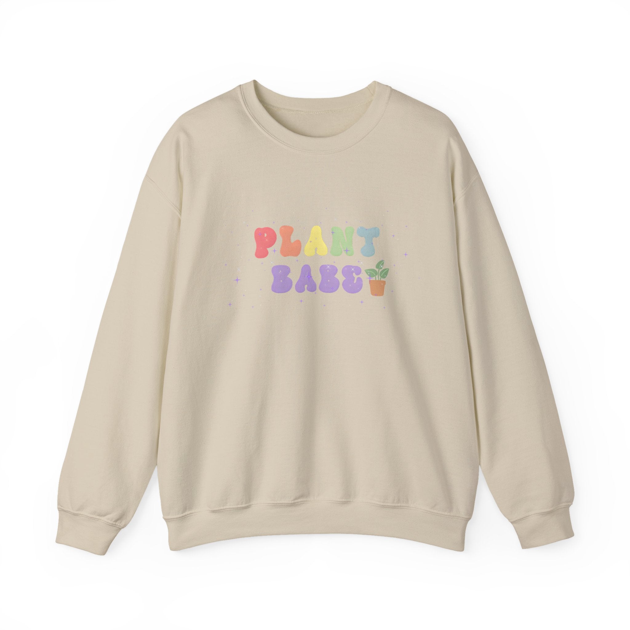 Plant Babe Crewneck Sweatshirt | Cute Pastel Plant Lover Pullover