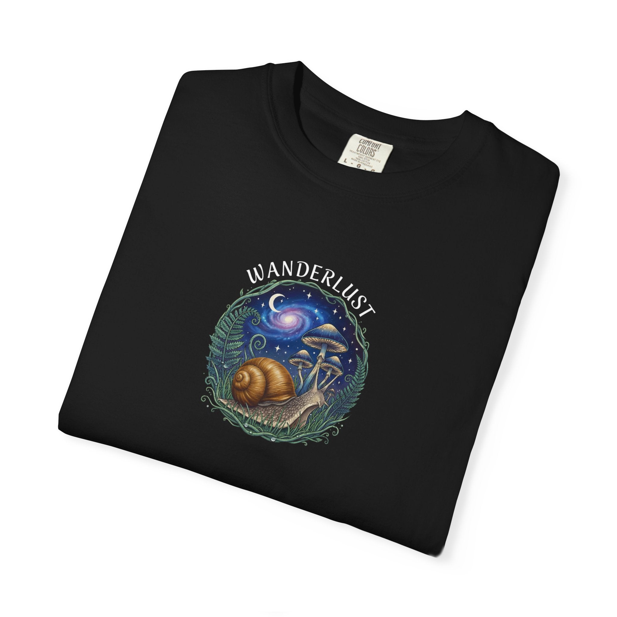 Snail Wanderlust T-Shirt | Cosmic Snail Graphic Tee