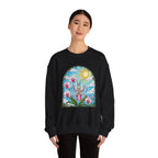 Praying Mantis Stained Glass Sweatshirt