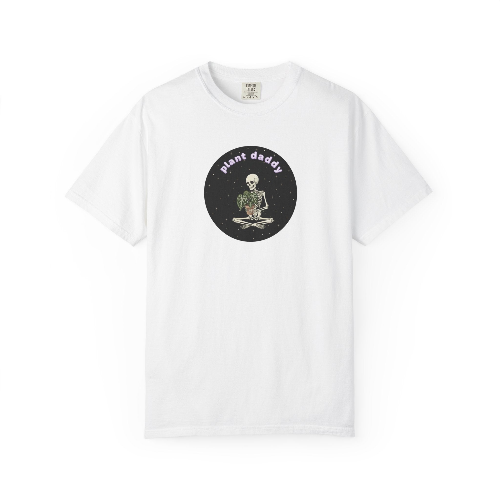 Plant Daddy T-Shirt | Skeleton Holding Plant Tee