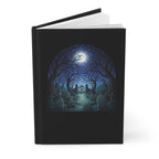 Gothic Cemetery Hardcover Journal | Moonlit Graveyard Notebook