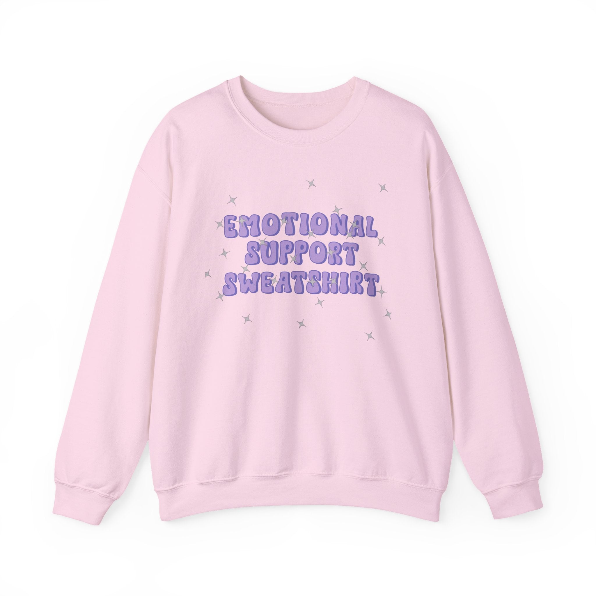 Emotional Support Sweatshirt | Cozy Crewneck Pullover for Comfort & Self-Care