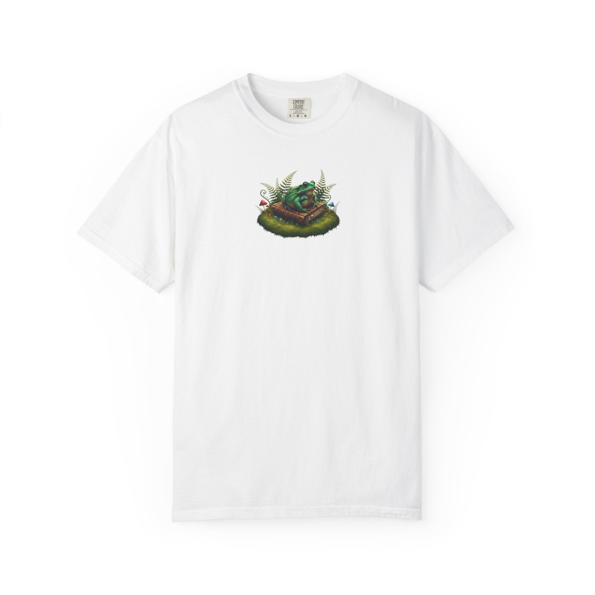 Mr. Toad's Book T-Shirt | Charming Toad Sitting on a Book