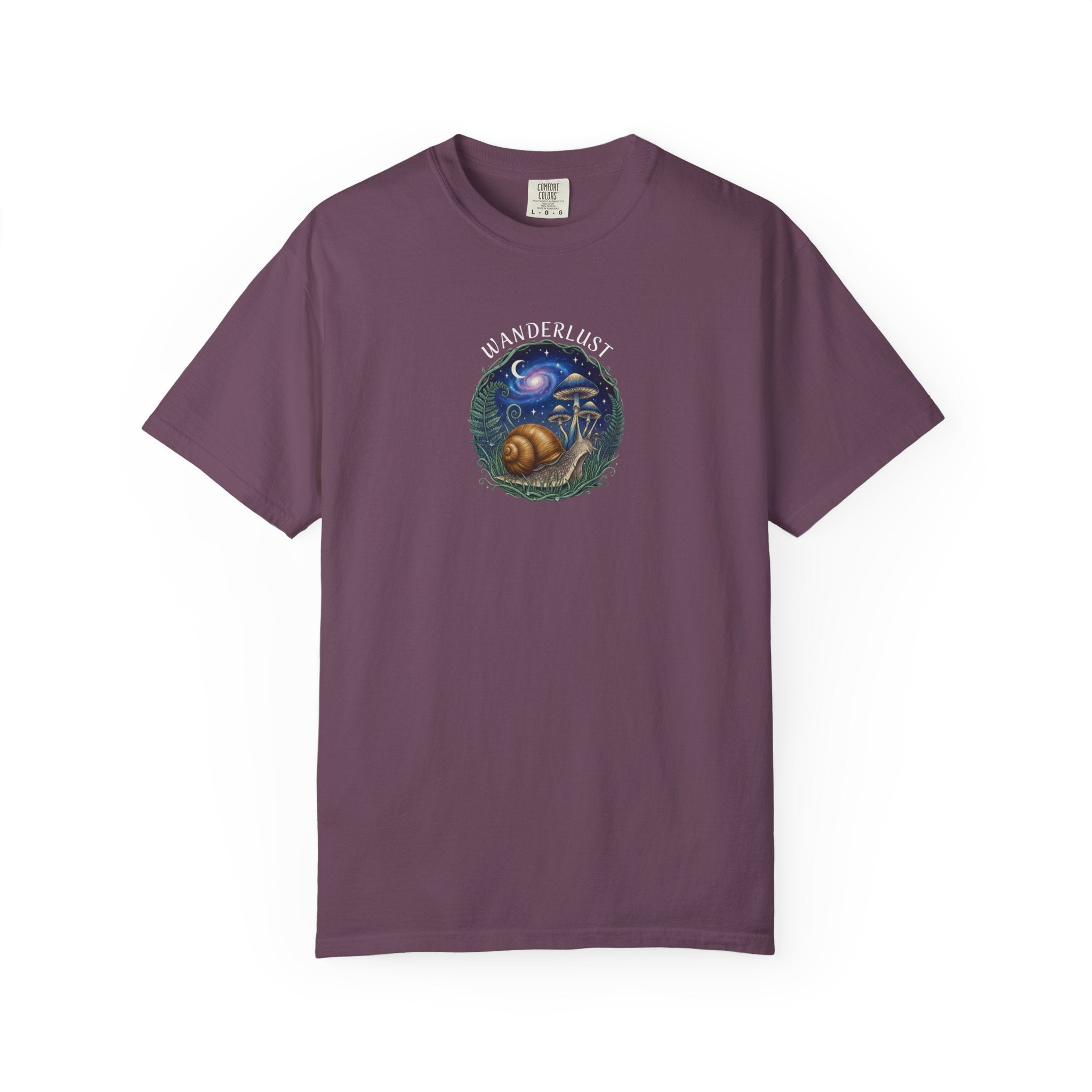 Snail Wanderlust T-Shirt | Cosmic Snail Graphic Tee