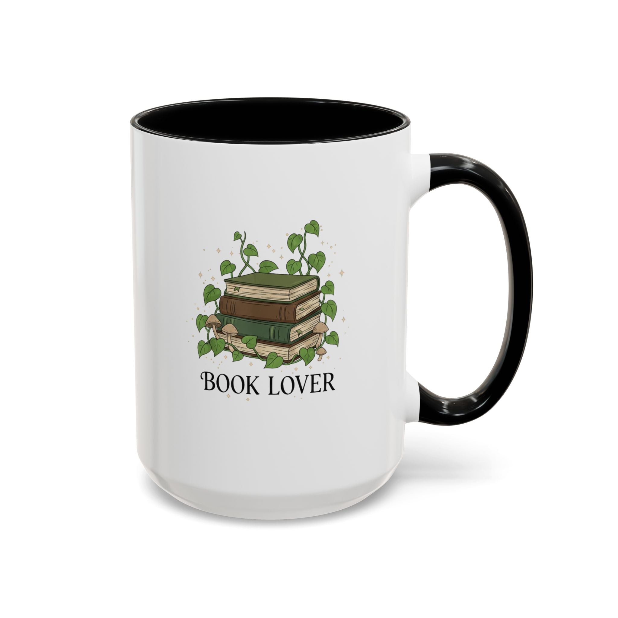 Book Lover Coffee Mug | Cozy Stack of Books (11/15oz)