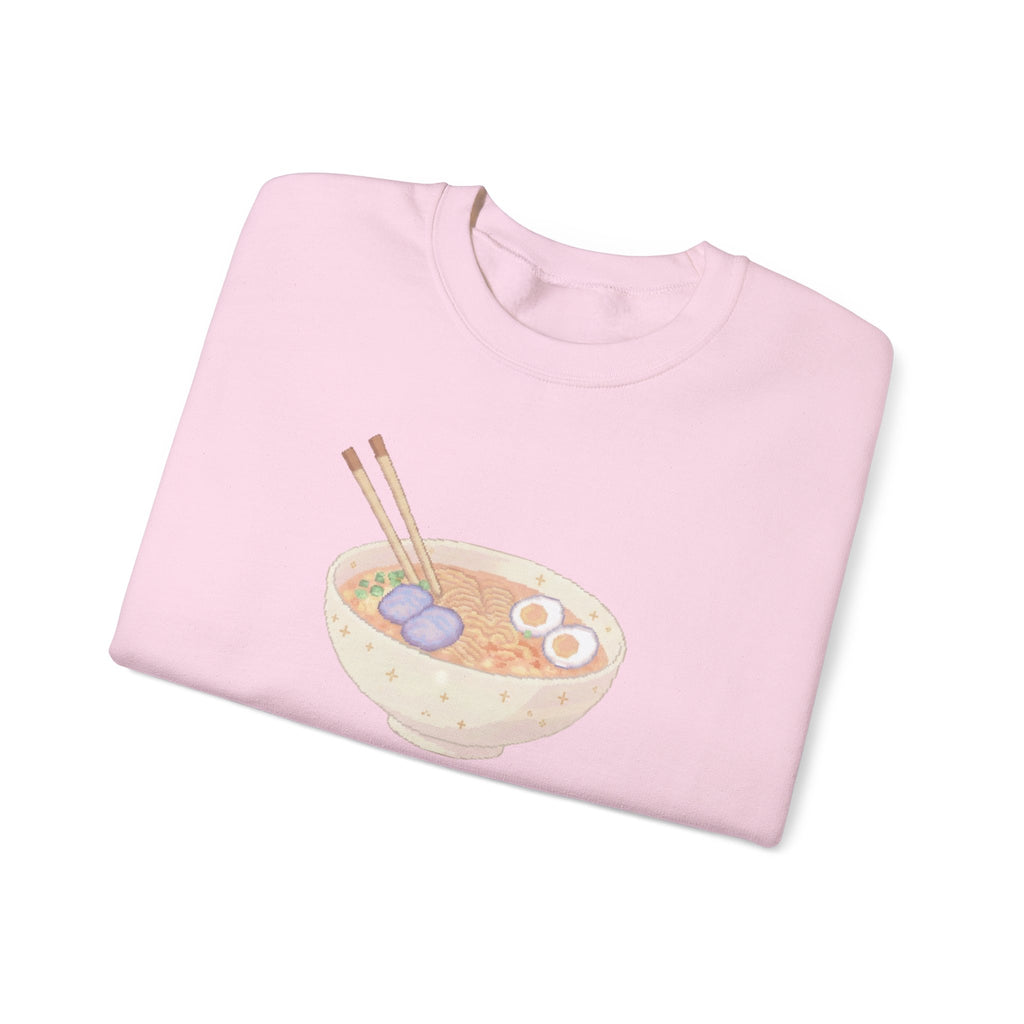 Pixelated Ramen Bowl Crewneck Sweatshirt