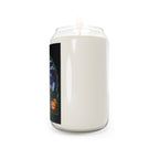 Haunted House Halloween Stained Glass Art Soy Candle 13.75 oz