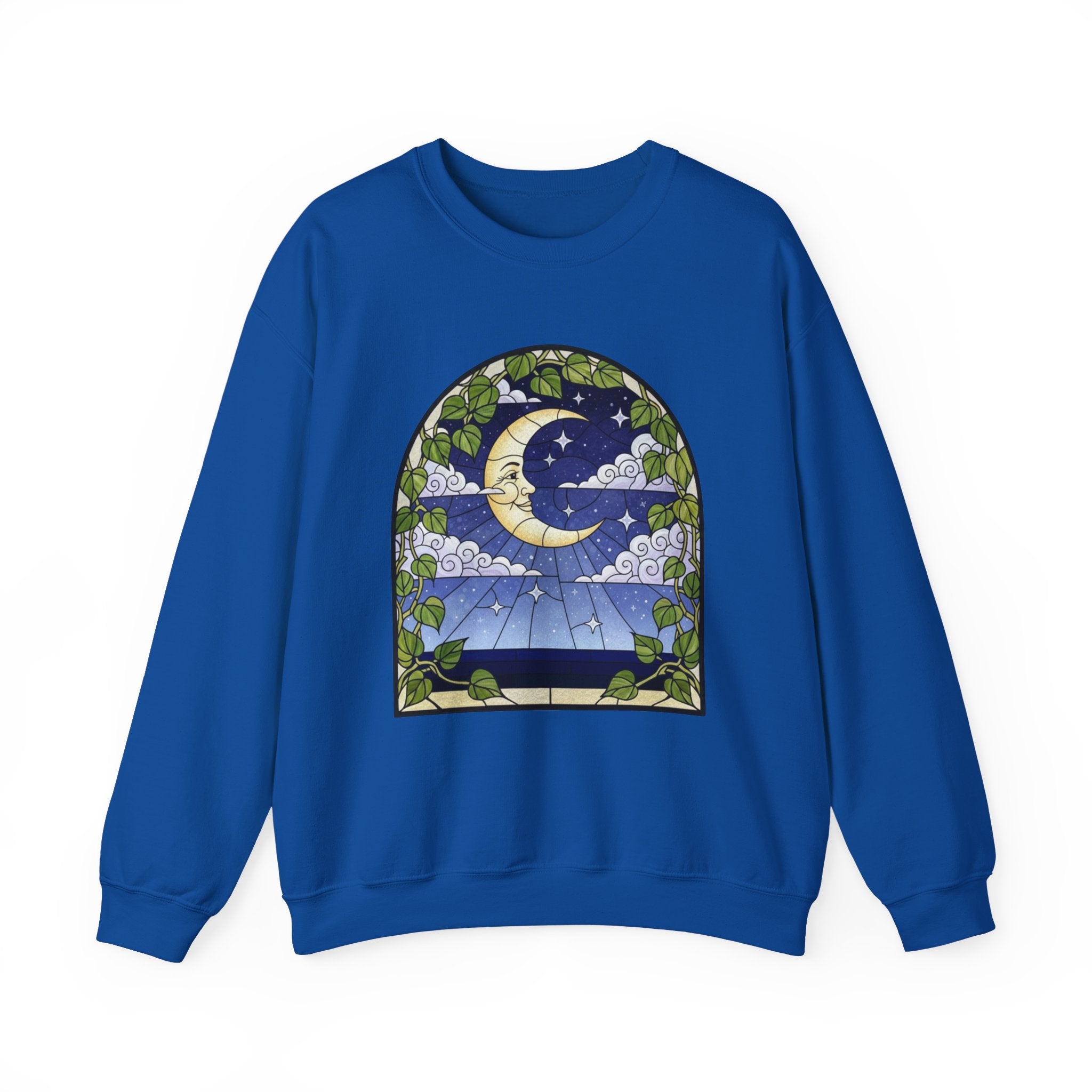 Celestial Stained Glass Window Crewneck Sweatshirt