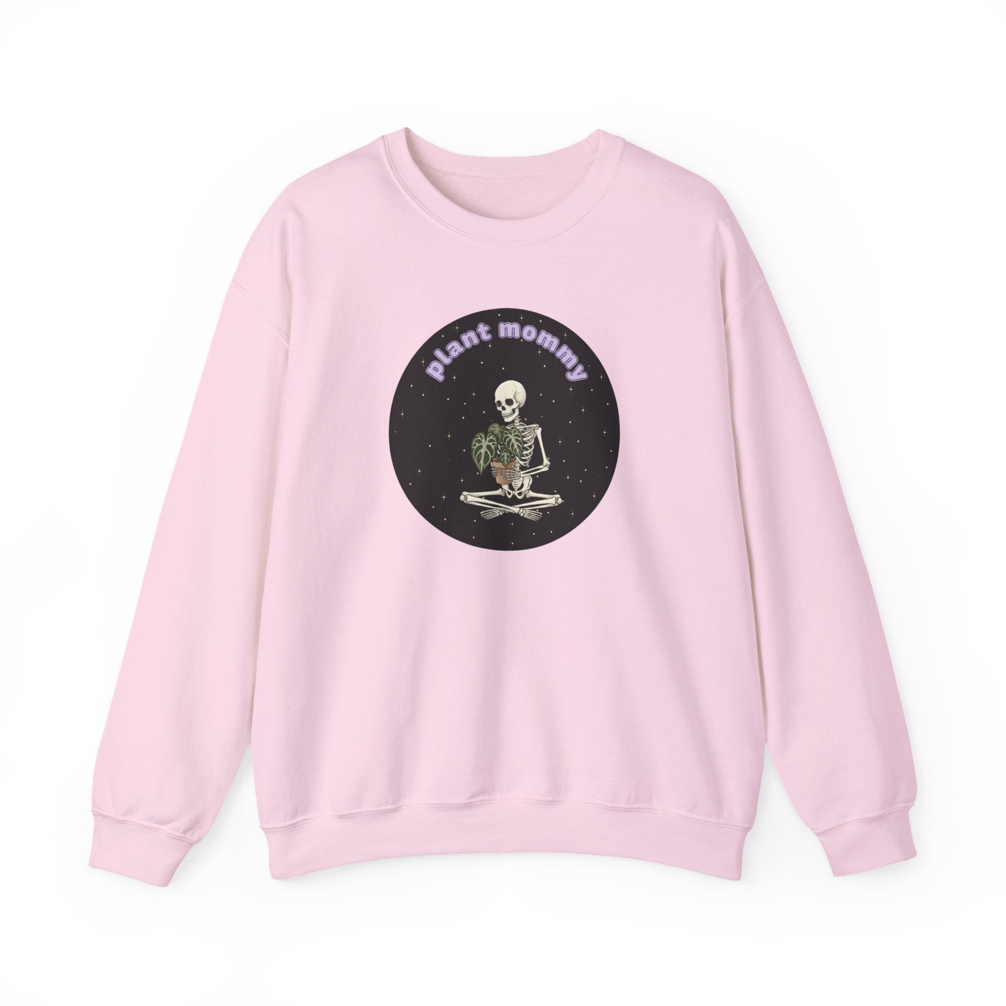 Plant Mommy Sweatshirt | Skeleton with Anthurium Plant Retro