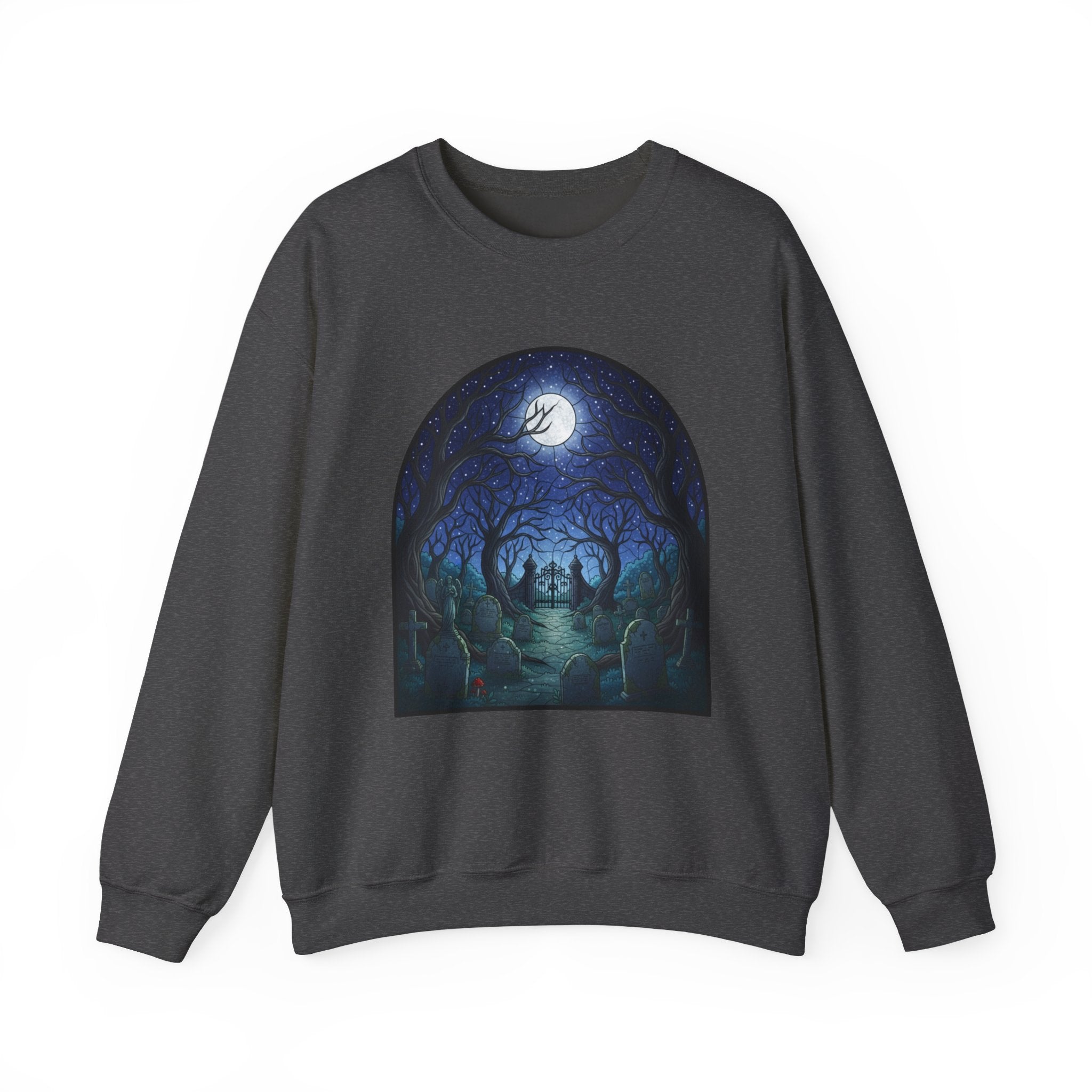 Moonlit Graveyard Crewneck Sweatshirt